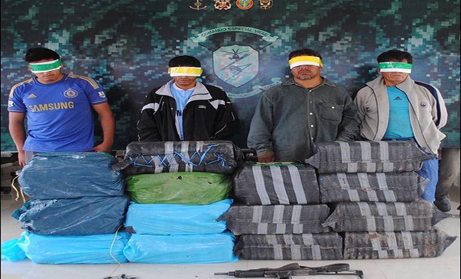 Vraem Incautan más de 400 kilos de droga Policial Ojo