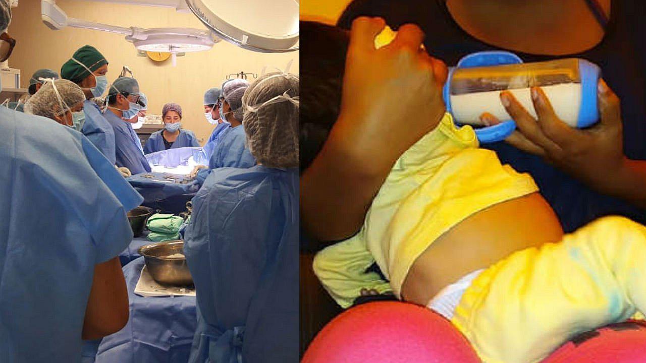 Bebé de 4 meses con tumor en el hígado necesita una operación y madre pide ayuda