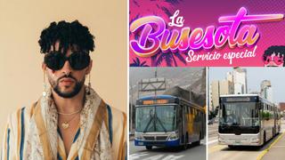 Bad Bunny en Lima: “La Busesota”, el servicio especial con el cual los asistentes a conciertos podrán regresar a sus hogares 