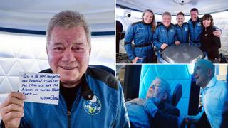 Capitán Kirk, de “Viaje a las estrellas”, bate récord al volar al espacio a los 90 años de edad