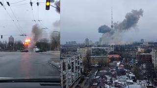 Bombardeo ruso contra torre de televisión de Kiev interrumpe señal [VIDEO]