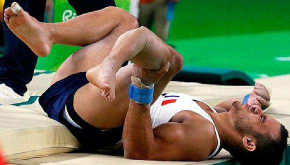 ​Río 2016: Así fue la aterradora lesión que sufrió gimnasta francés [VIDEO]