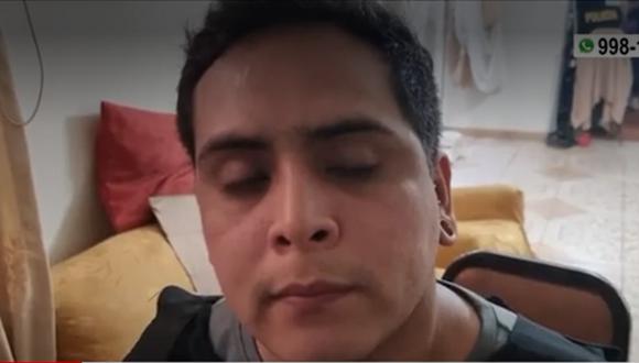 Andrei Santiago Gutiérrez Córdova (25), alías ‘Camaleón’, fue capturado por la Policía. Foto: América Noticias