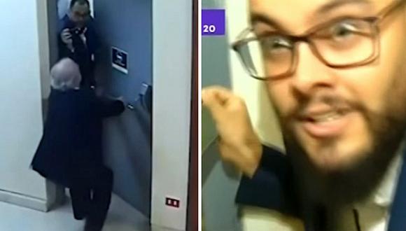 Diputado chileno fue grabado agrediendo a periodista (VIDEO)