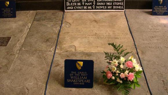 William Shakespeare: Su tumba 'maldita' fue radiografiada para documental  