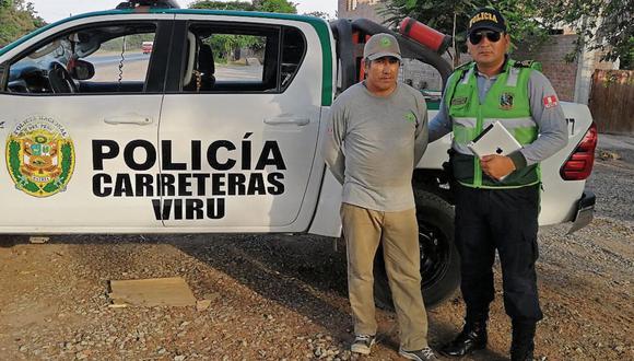 Detenido trabajaba en una empresa agroindustrial en Virú, La Libertad, pese a sus antecedentes. (Foto: GEC)