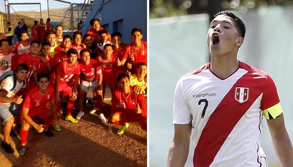 Selección peruana Sub-17 campeonó en la Copa UC en Chile