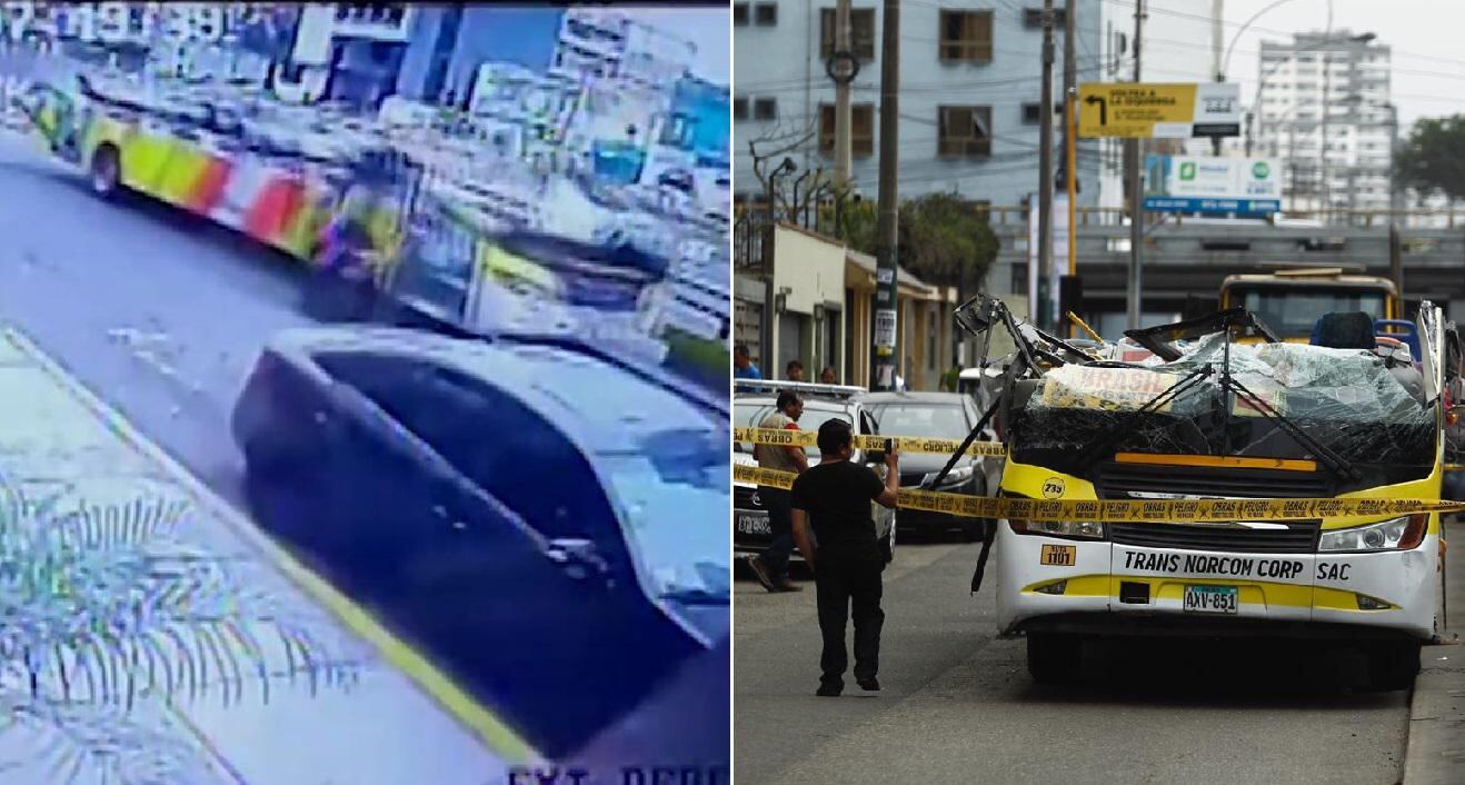El accidente se produjo en la cuadra 29 de la av. Brasil. (Foto: Captura/Canal N)