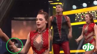 Santiago Suárez rechaza la mano de su bailarina y ella tiene peculiar reacción | VIDEO