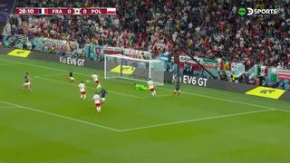 Insólito error de Giroud: estaba solo ante el arco y disparó desviado en Francia vs. Polonia | VIDEO