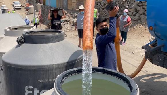 Cien cisternas de Sedapal distribuirán agua en 22 distritos en Lima. Foto: Andina