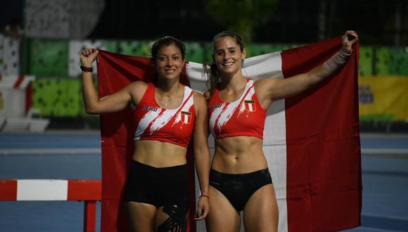 Nicole Hein y Alejandra Arévalo ganaron medalla de oro y plata en salto con garrocha. (Foto: Comité Olímpico)