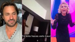 Laura Bozzo: Sale a la luz video de fuerte pelea con Cristian Zuárez donde él le dice “alcoholizada”  