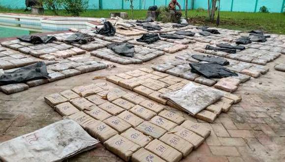 Loreto: los dos cargamentos de droga sumaron un peso total aproximado de 1,020 kilos. (Foto: Fiscalía)