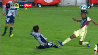 La tarjeta roja a Pedro Aquino tras dura entrada en el América vs. Pachuca | VIDEO