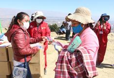 Huancayo: familias de Chilca y San Cristobal recibieron seis mil mascarillas contra el COVID-19