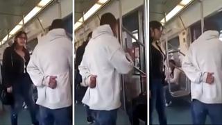 Hombre que se hacía pasar por ciego fue descubierto dentro de metro (VIDEO)