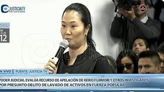 ​Keiko Fujimori ruega por su libertad: “Fuerza Popular no es una organización criminal”