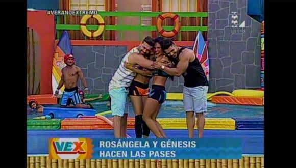 Verano Extremo: Génesis Tapia y Rosángela Espinoza se amistan con fuerte abrazo [FOTOS] 