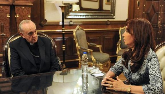 Papa Francisco almorzará con Cristina Fernández