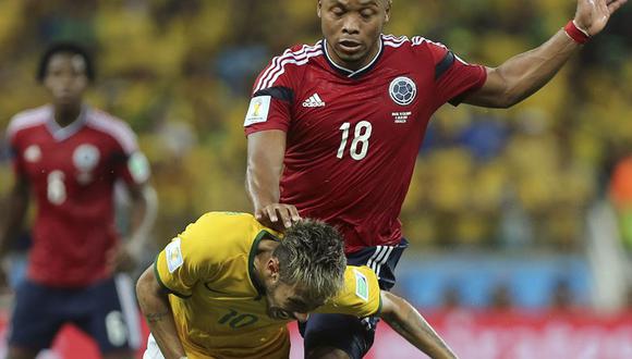 FIFA no sancionará a Camilo Zúñiga por lesionar a Neymar