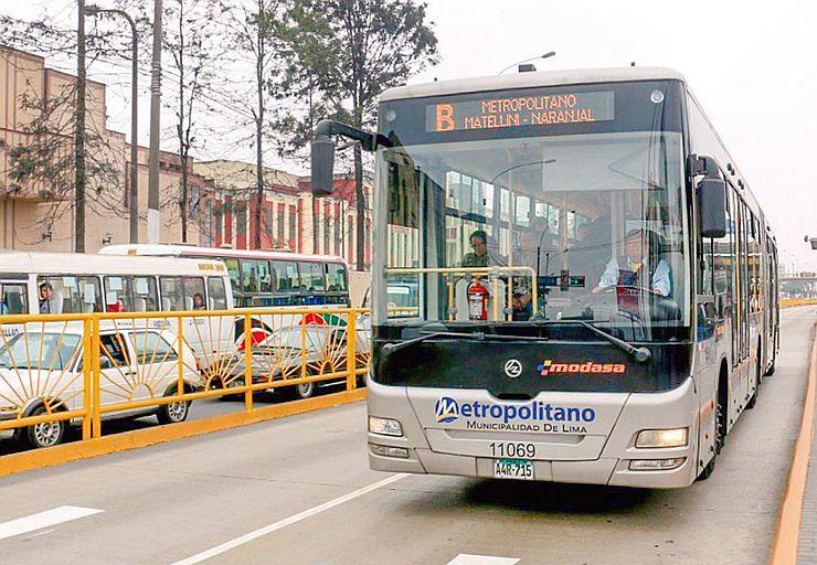 Pasajes del Metropoliano subirán a S/ 2.85 desde Noviembre