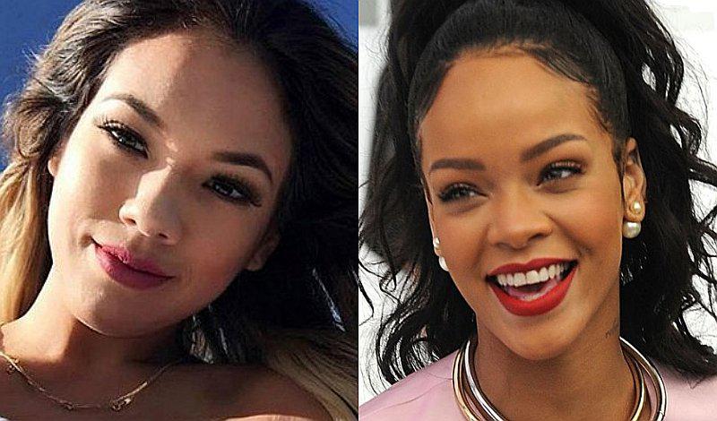 Jazmín pinedo inspira su vestido para evento en el de Rihanna