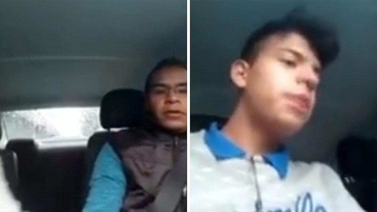 Asaltan a taxista y no se dan cuenta que estaba trasmitiendo en vivo (VIDEO)