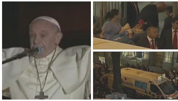Papa Francisco recibe a niña que llegó en ambulancia hasta la Nunciatura Apostólica
