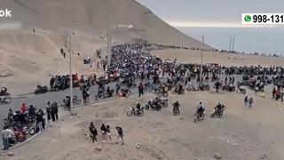 Motociclistas invaden el Morro Solar: conductores realizan competencias y maniobras peligrosas en área intangible