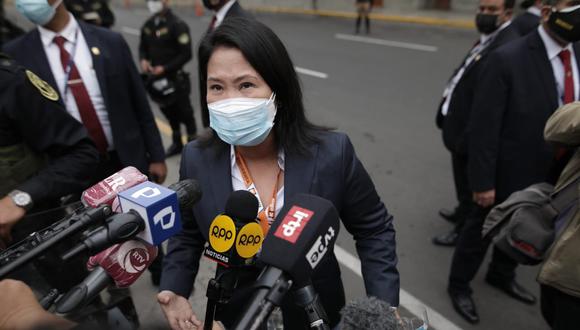 Keiko Fujimori publicó el hábeas data que presentaron contra la ONPE. (Foto: GEC)