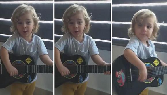 Bebé enamora en las redes al cantar "La malagueña" (VIDEO)