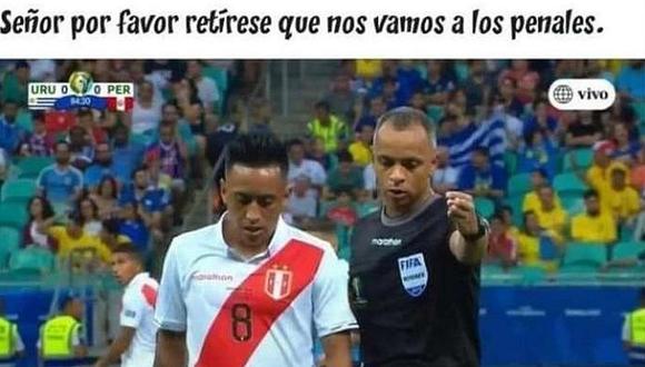 Los divertidos memes de Christian Cueva tras tanda de penales de Perú ante Uruguay
