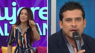 Jazmín Pinedo “amenaza” a Christian Domínguez: “No nos vas a plantar” | VIDEO