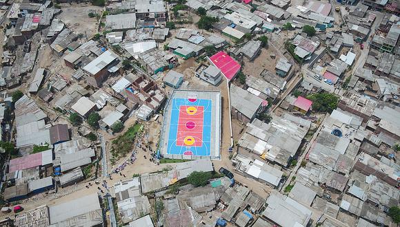 Inauguran nueva losa deportiva para asentamiento humano en Villa El Salvador (Foto: Municipalidad de Lima)