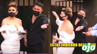 “Todo el día parado como imbécil”: esposo de Evelyn Vela insulta a ‘urraco’ durante intervención policial tras boda civil 