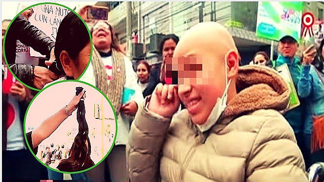 Mujeres donantes de cabello y niños con cáncer se emocionan hasta llorar (FOTOS)