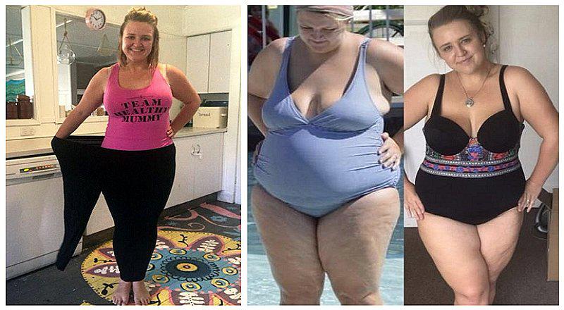 Mamá que pesaba 128 kilos, logra cambiar su físico sin dietas ni ejercicios (FOTOS)