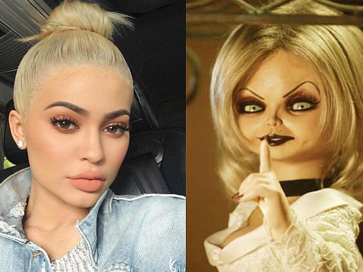 Kylie Jenner quiere imitar a Tiffany, la novia de Chucky? [FOTO] | MUJER |  OJO