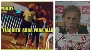 Ricardo Gareca incómodo por pelea de Yordy Reyna por Valeria Roggero