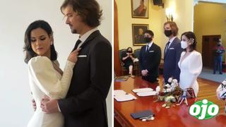 Karina Jordán y Diego Seyfarth se casaron por civil: “Estamos súper emocionados” | VIDEO