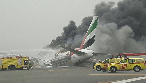 Dubái: Avión explota tras aterrizar en aeropuerto [VIDEO]   