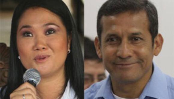 Encuesta Ipsos Apoyo: Keiko Fujimori adelanta a Ollanta Humala
