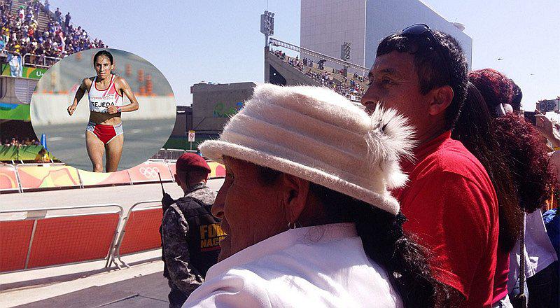 ​Gladys Tejeda: Su madre y hermano lloraron tras verla cruzar la meta [VIDEO]  
