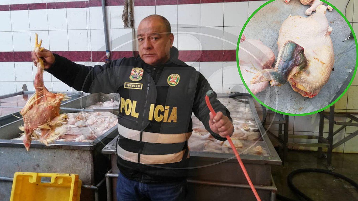 Encuentran pollos inflados que son vendidos en pésimo estado en los mercados (FOTOS)