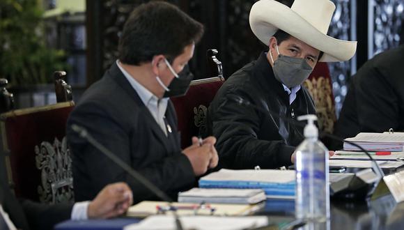 El presidente Pedro Castillo participa en una sesión del Consejo de Ministros el pasado 29 de setiembre. (Foto: Presidencia Perú).