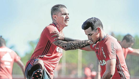 Trauco y Guerrero jugaron juntos en Flamengo de Brasil. (Foto: Flamengo)
