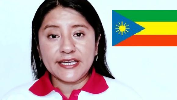 Nieves Limachi es declarada persona no grata en Tacna por propuesta para cambiar la bandera del Perú. (Foto: composición)