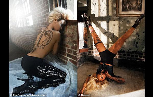 Beyoncé anunció nuevo sencillo cubierta de tatuajes