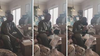 Padre recibe el mejor regalo de Navidad: un peluche con la voz de su madre fallecida (VIDEO)